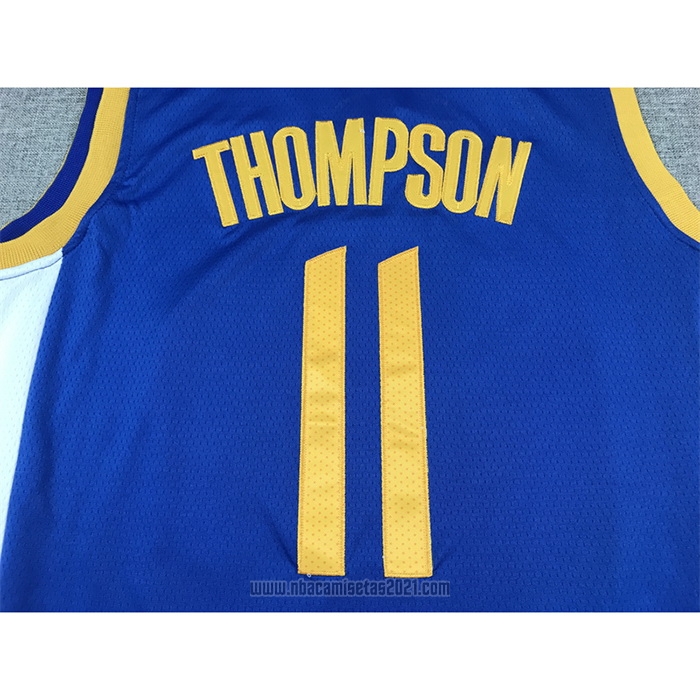 Camiseta Golden State Warriors Klay Thompson #11 Icon 2022-23 Azul